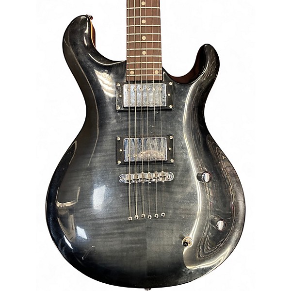 Used Ivy IP350 Trans Black Solid Body Electric Guitar