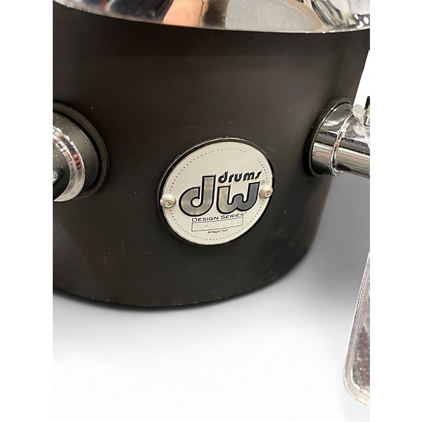 Used DW 8in Design Series Concert Tom Flat Black Drum