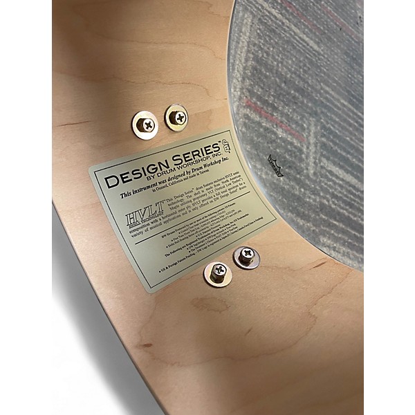 Used DW 8in Design Series Concert Tom Flat Black Drum