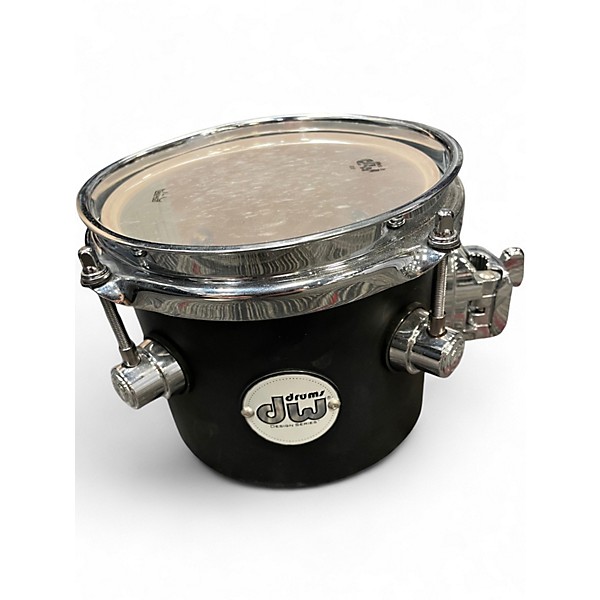 Used DW 6in Design Series Concert Tom Flat Black Drum
