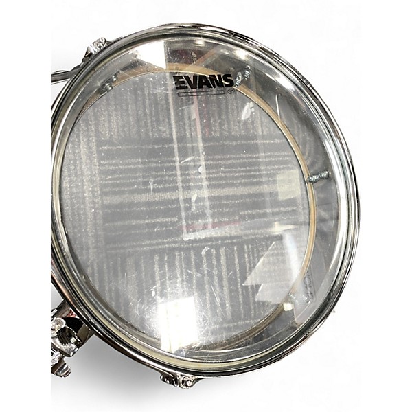 Used DW 12in Design Series Chrome Piccolo Tom w/ Bracket Chrome Drum