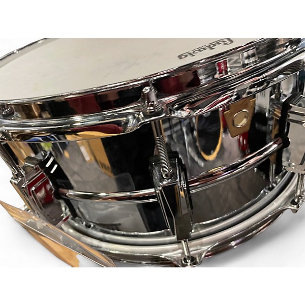 Used Ludwig 6X14 Supraphonic Snare Chrome Silver Drum