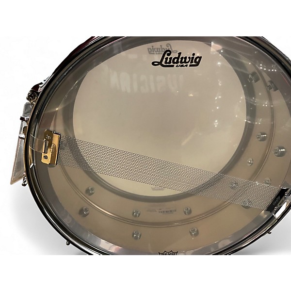 Used Ludwig 6X14 Supraphonic Snare Chrome Silver Drum