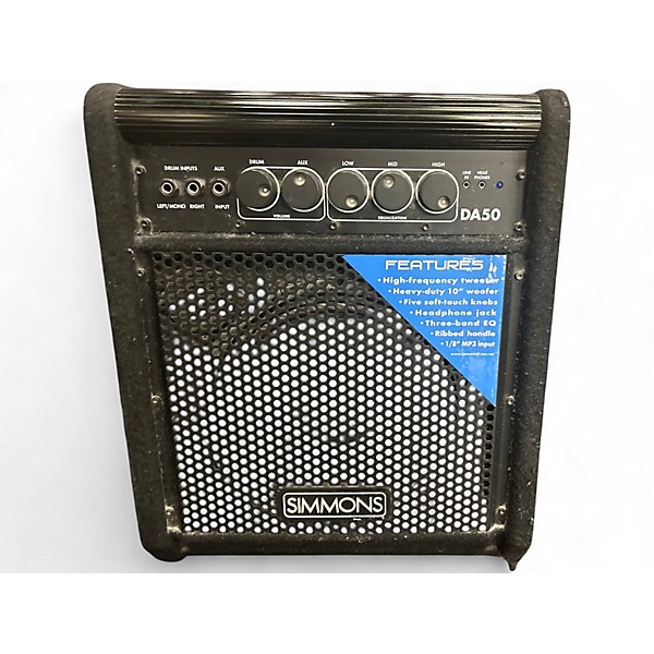 Used Simmons DA50 50W Drum Amplifier