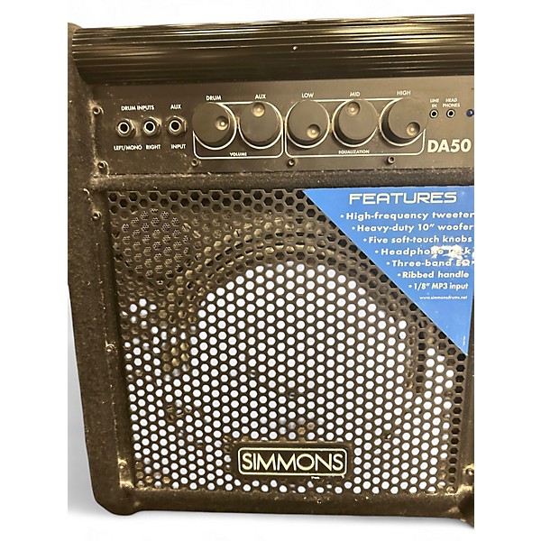 Used Simmons DA50 50W Drum Amplifier