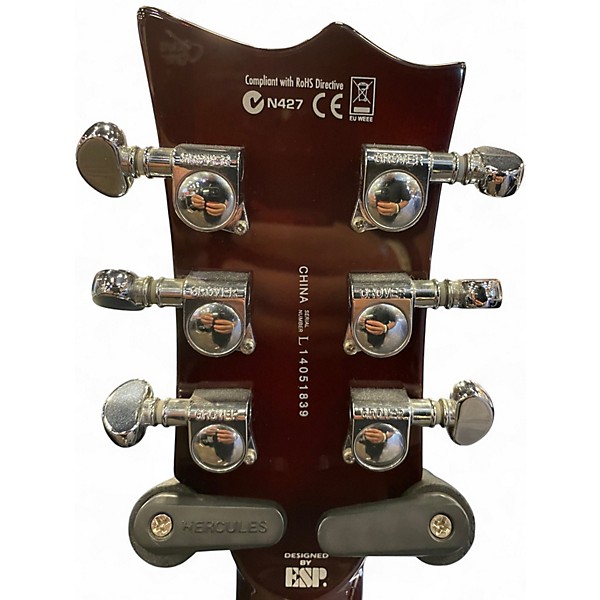 Used ESP LTD EC401V GOLD Solid Body Electric Guitar