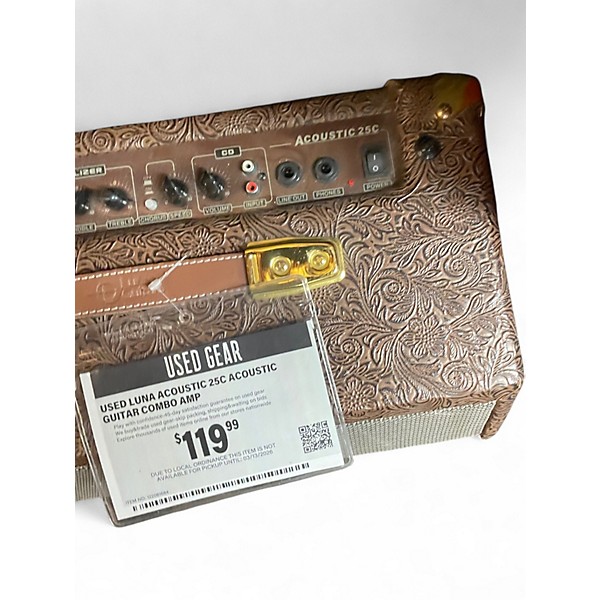 Used Luna Acoustic 25C Acoustic Guitar Combo Amp