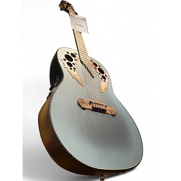 Used Adamas 1687GT Reverse Blue Burst Acoustic Electric Guitar