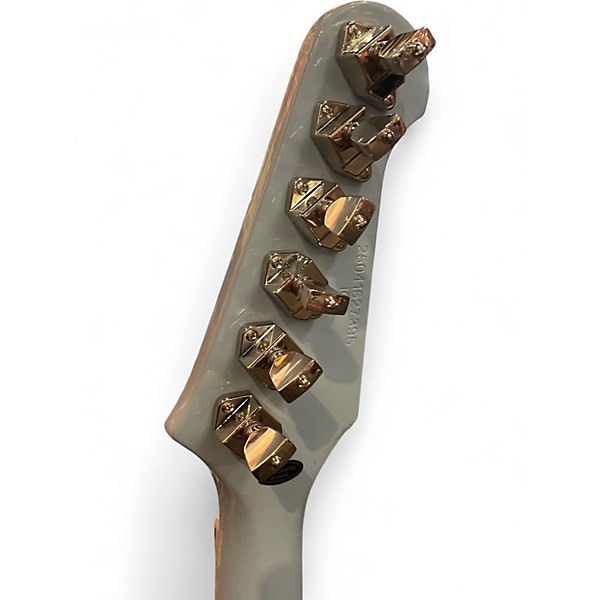 Used Epiphone 1963 Firebird V Maestro Vibrola Frost Blue Solid Body Electric Guitar