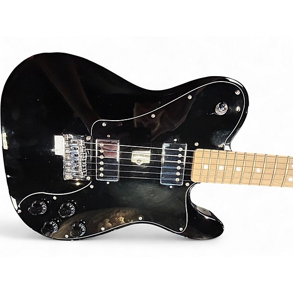 Used Squier Contemporary Telecaster HH Black Solid Body Electric Guitar