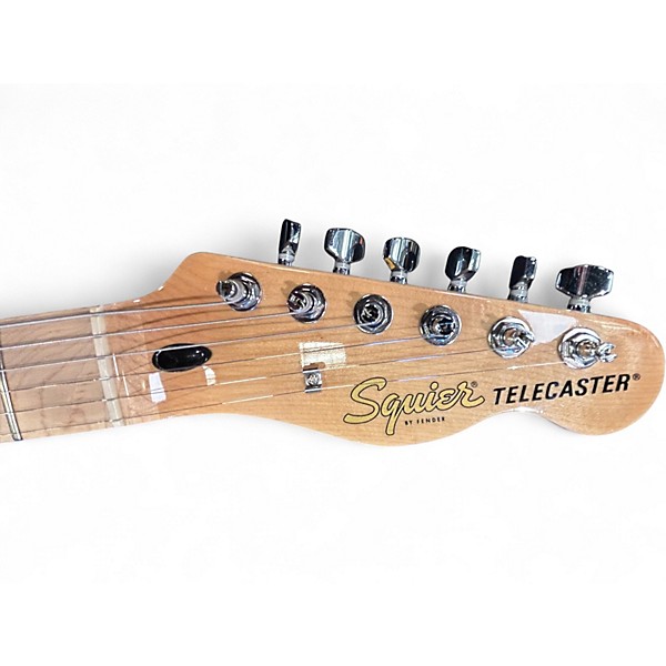 Used Squier Contemporary Telecaster HH Black Solid Body Electric Guitar