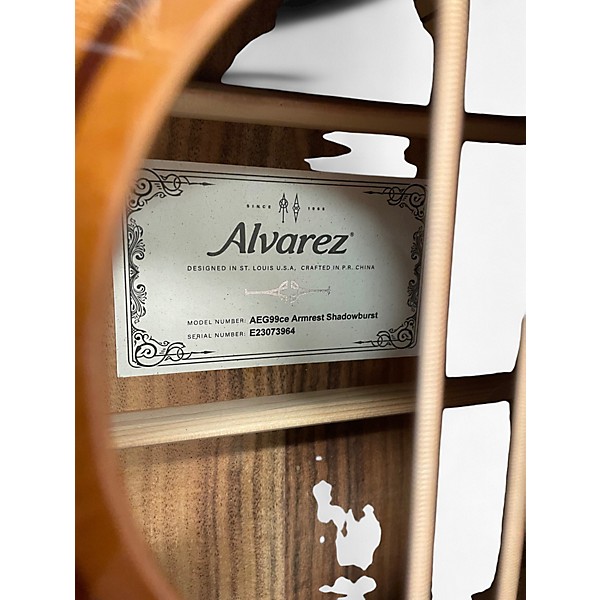 Used Alvarez AEG99CE SHADOW BURST Acoustic Electric Guitar