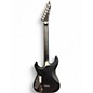 Used ESP LTD MH1000 Black and Silver Solid Body Electric Guitar