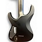 Used ESP LTD MH1000 Black and Silver Solid Body Electric Guitar