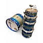 Used Pork Pie USA 5 Piece Pork Pie USA Blue Silver burst sparkle Drum Kit