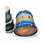 Used Pork Pie USA 5 Piece Pork Pie USA Blue Silver burst sparkle Drum Kit