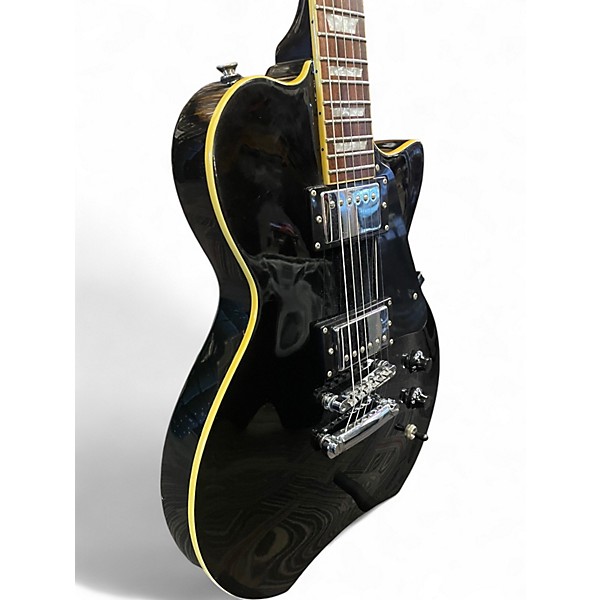 Used ZZ Ryder LP Style Black Solid Body Electric Guitar