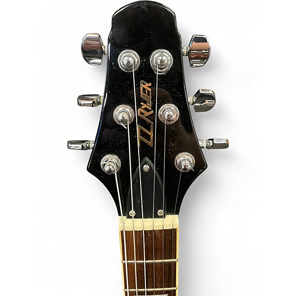 Used ZZ Ryder LP Style Black Solid Body Electric Guitar