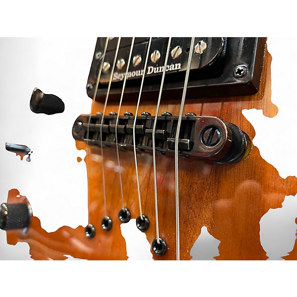 Used Dean Vendetta Left Handed Natural Solid Body Electric Guitar