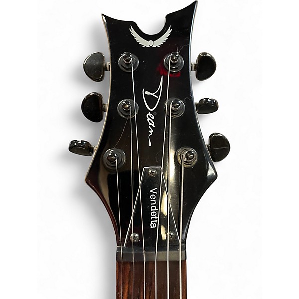 Used Dean Vendetta Left Handed Natural Solid Body Electric Guitar