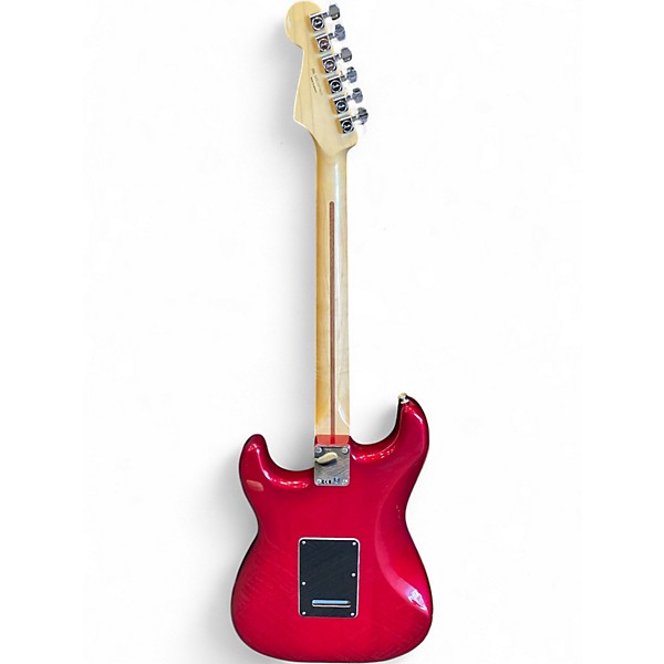 Used Fender Standard Stratocaster HSS Candy Red Burst Solid Body Electric Guitar
