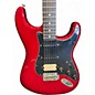Used Fender Standard Stratocaster HSS Candy Red Burst Solid Body Electric Guitar