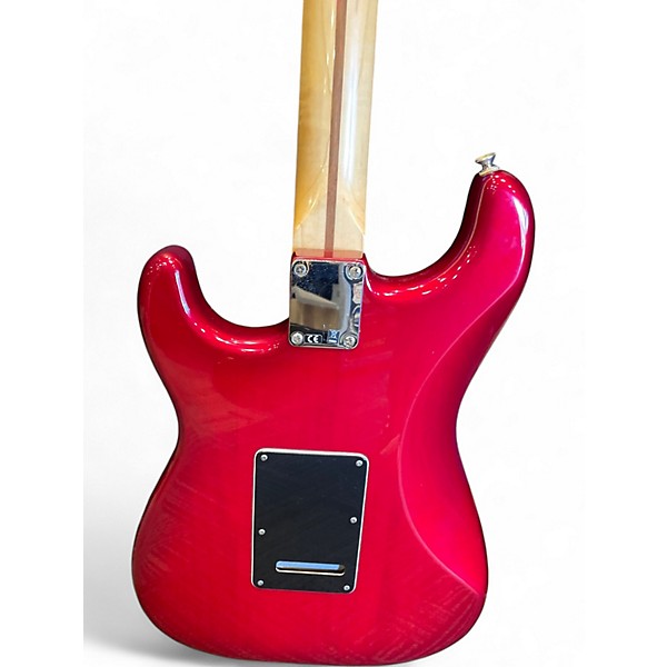Used Fender Standard Stratocaster HSS Candy Red Burst Solid Body Electric Guitar