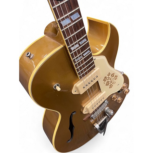 Used 1991 Gibson ES-295 Gold Top Hollow Body Electric Guitar