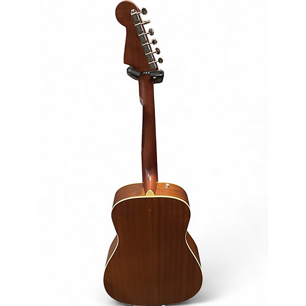 Used Fender Malibu Player Olympic White Acoustic Electric Guitar