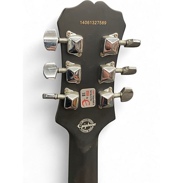 Used Epiphone Les Paul Special I Satin Black Solid Body Electric Guitar