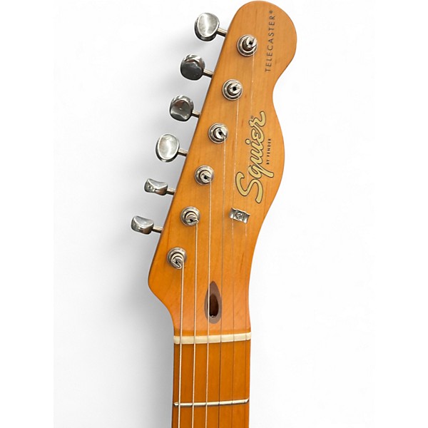 Used Squier 40TH ANNIVERSARY TELECASTER SATIN MOCHA Solid Body Electric Guitar