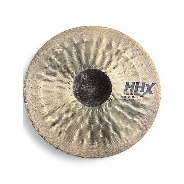 Used SABIAN 14in HHX Complex Medium Hihats Cymbal