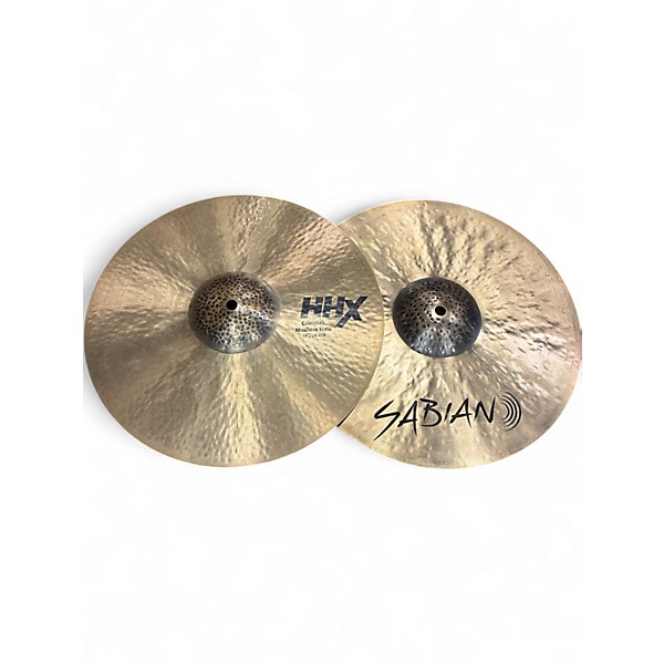 Used SABIAN 14in HHX Complex Medium Hihats Cymbal
