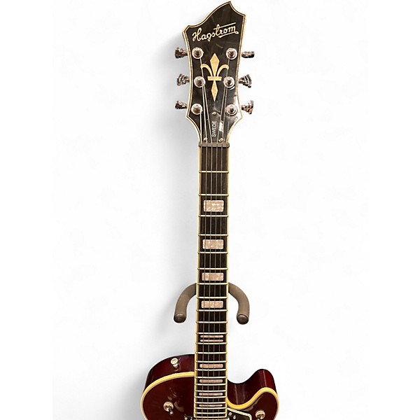 Used Hagstrom Standard Swede Dark Cherry Burst Solid Body Electric Guitar