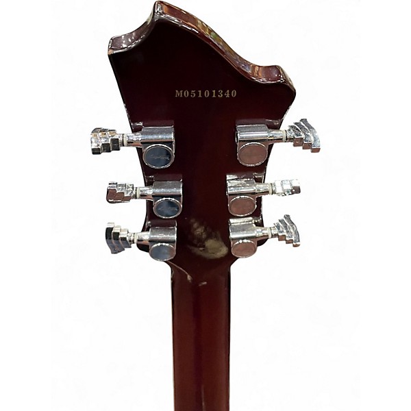Used Hagstrom Standard Swede Dark Cherry Burst Solid Body Electric Guitar