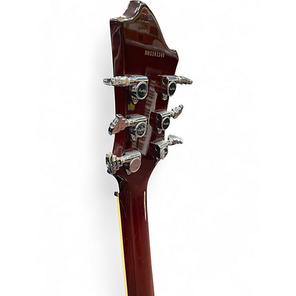Used Hagstrom Standard Swede Dark Cherry Burst Solid Body Electric Guitar