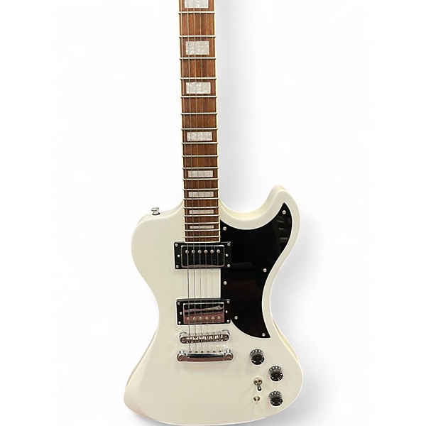 Used Eastwood RD Artist White Solid Body Electric Guitar