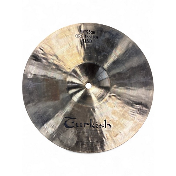 Used Turkish 10in ORCHESTRA BAND HI-HATS Cymbal