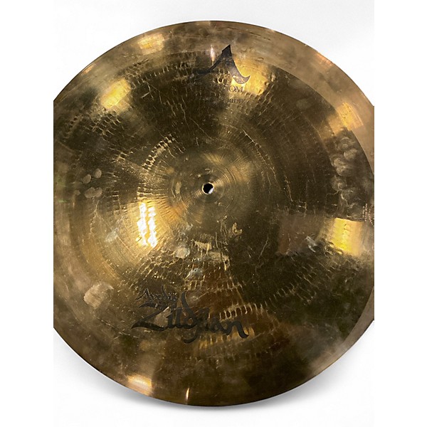 Used Zildjian 20in A CUSTOM FLAT RIDE  Cymbal