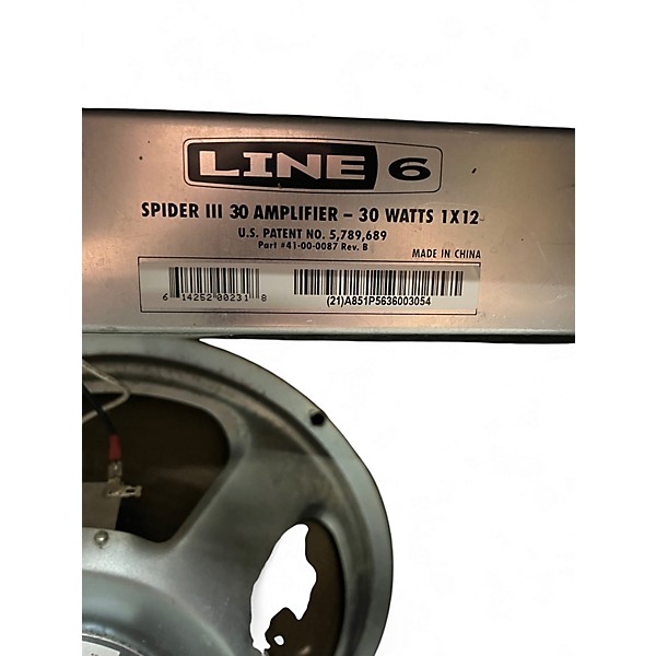 Used Line 6 Spider III 30W 1x12 Guitar Combo Amp