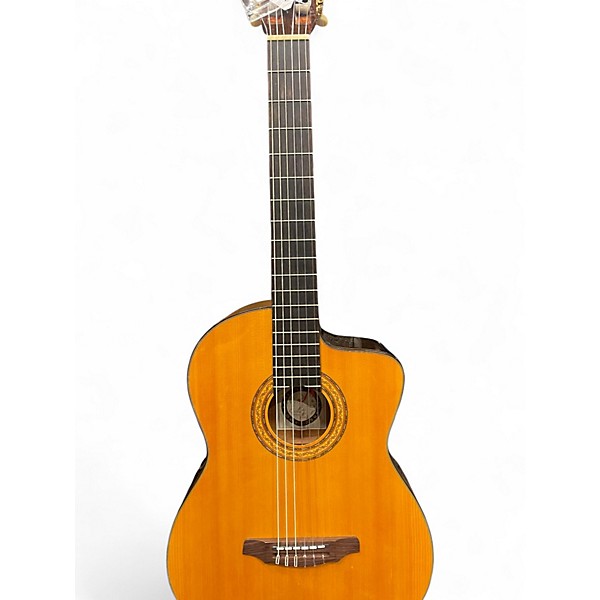 Used Alvarez PC50C Natural Classical Acoustic Electric Guitar