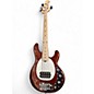 Used 2020s Sterling by Music Man STINGRAY H Burgundy Electric Bass Guitar thumbnail