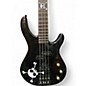 Used Squier MB4 Skull & Crossbones Black Electric Bass Guitar