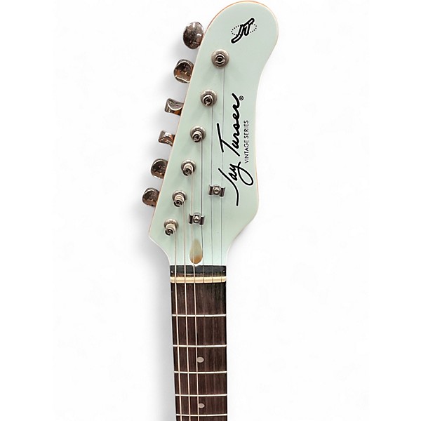 Used Jay Turser JTMG2 Ice Blue Metallic Solid Body Electric Guitar
