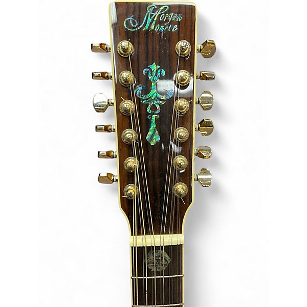 Used Morgan Monroe MN-DLX-12 Natural 12 String Acoustic Guitar