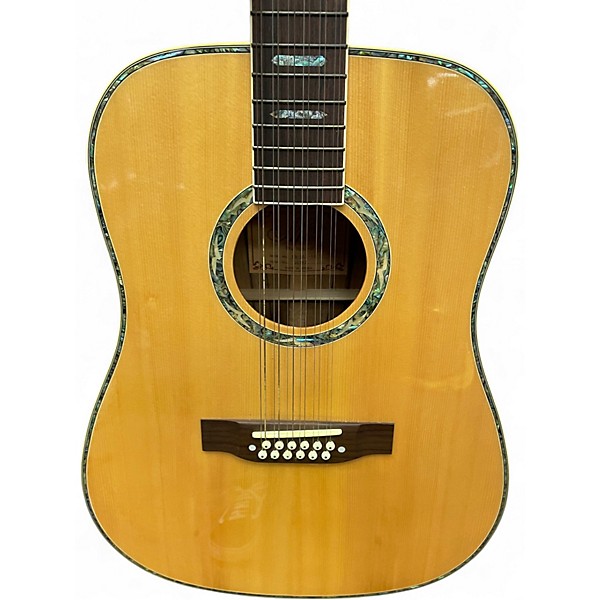 Used Morgan Monroe MN-DLX-12 Natural 12 String Acoustic Guitar