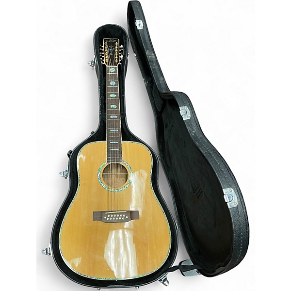 Used Morgan Monroe MN-DLX-12 Natural 12 String Acoustic Guitar
