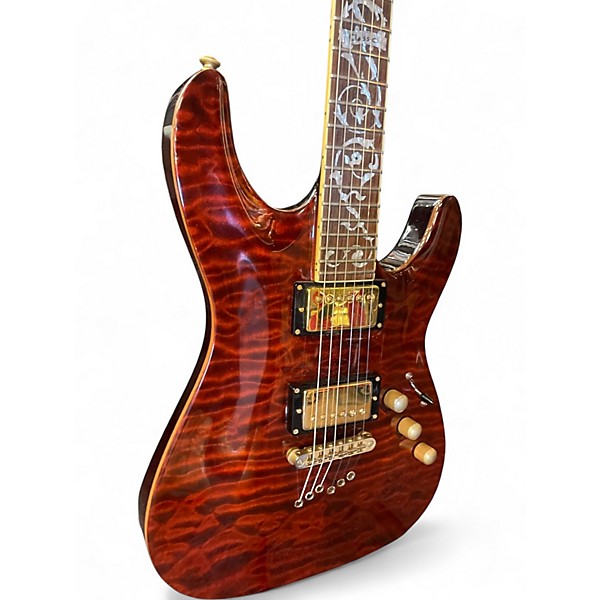 Used Schecter Guitar Research C1 Classic Rootbeer Solid Body Electric Guitar