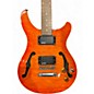Used Davison Double Cut  Orange Hollow Body Electric Guitar
