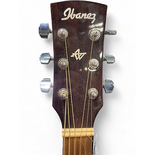 Used Ibanez AW12CE Natural Acoustic Electric Guitar